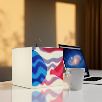 „Illuminated Reflection: Licht und Schatten durch Kunst erforschen“ – Die Alien Light Cube Lampe