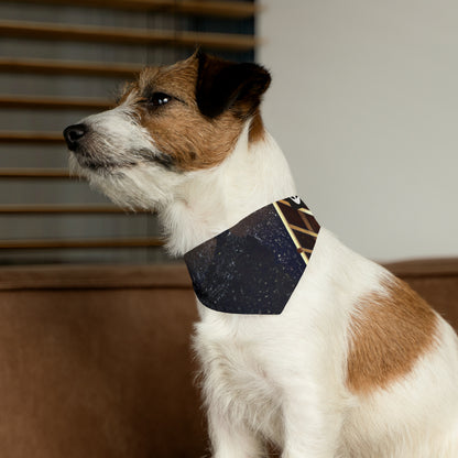 "A Tale of Storytelling Art: A Mixed Media Masterpiece" - The Alien Pet Bandana Collar