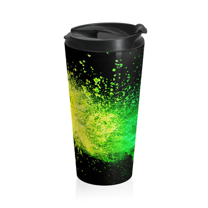 Kaleido Shapes - The Alien Stainless Steel Travel Mug