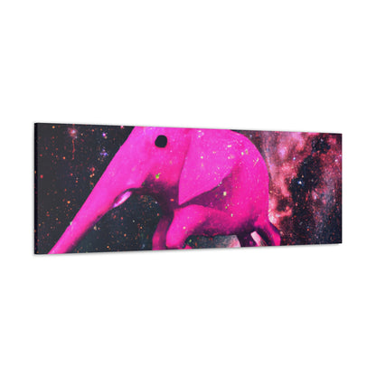 "Exploración majestuosa del elefante rosa" - The Alien Canva