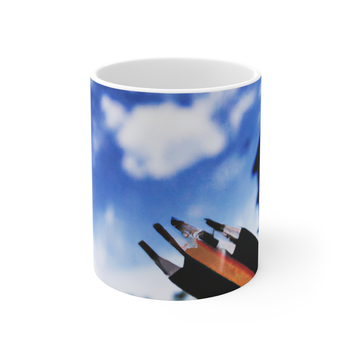 "Colors of Home: Exploring Place Through Art" - The Alien Ceramic Mug 11 oz