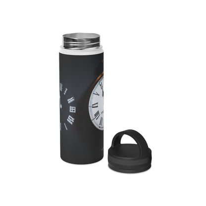 Timeless Visuals: Exploring the Concept of Time Through the Ages. - The Alien Stainless Steel Water Bottle, Handle Lid