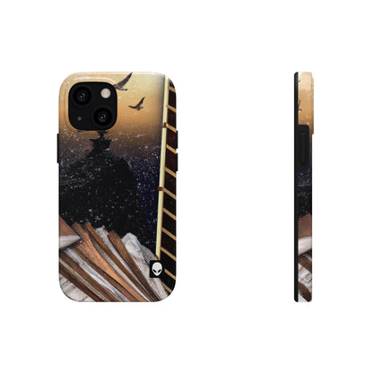 "A Tale of Storytelling Art: A Mixed Media Masterpiece" - The Alien Tough Phone Cases