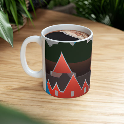 "A Moment in Time: The Art of Historical Storytelling" - The Alien Ceramic Mug 11 oz