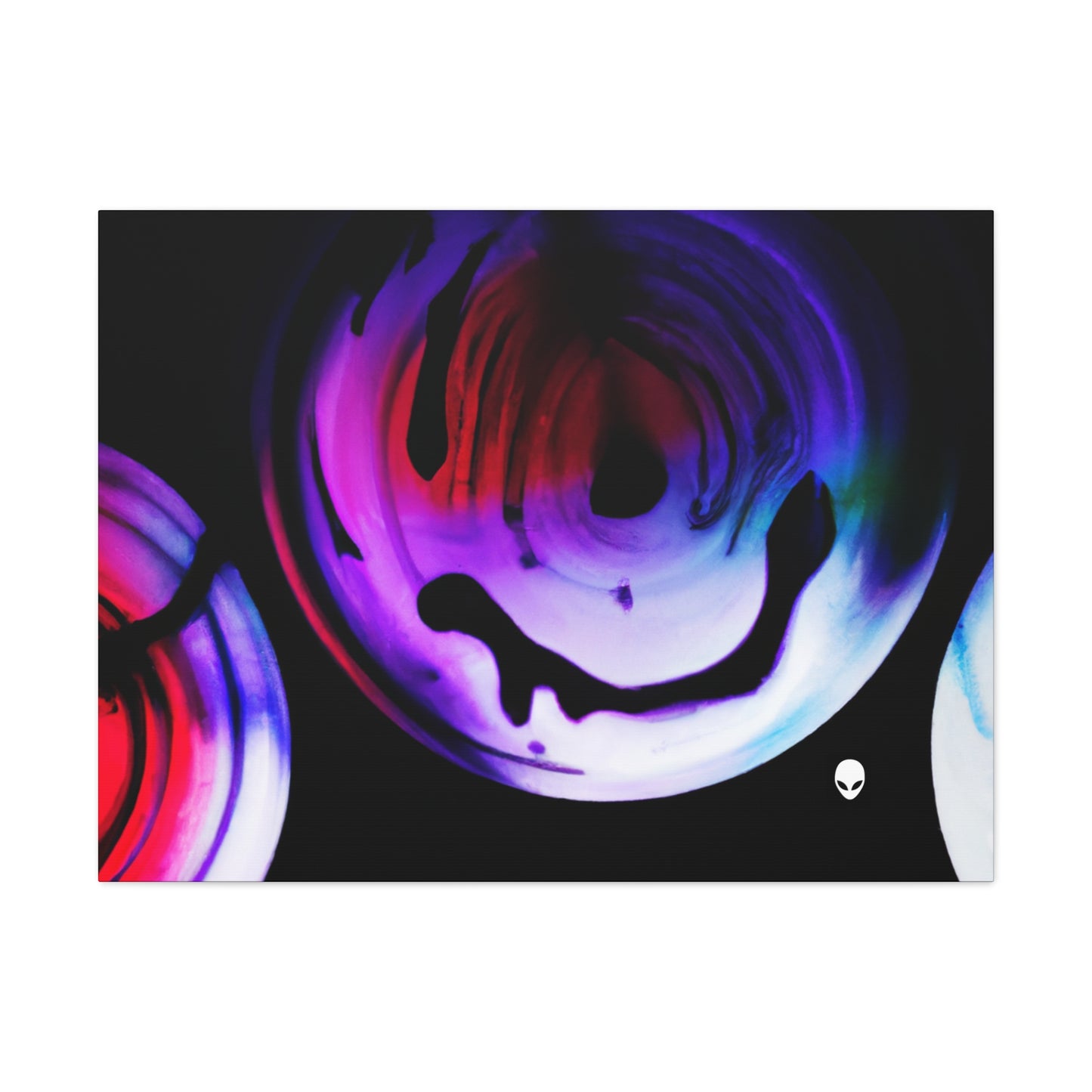 "Exploring Contrasts: A Colorful Dance of Luminance and Chromatic Aberration" - The Alien Canva