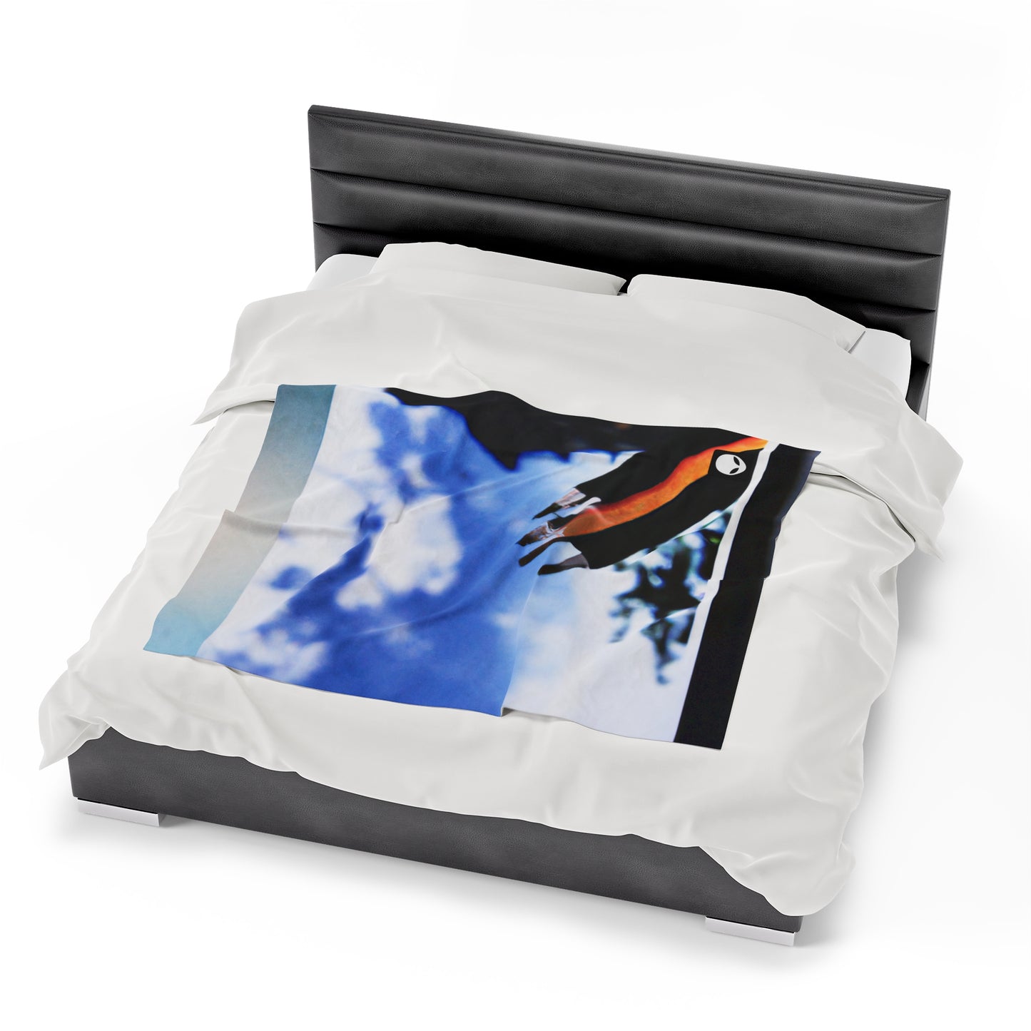 "Colors of Home: Exploring Place Through Art" - The Alien Velveteen Plush Blanket