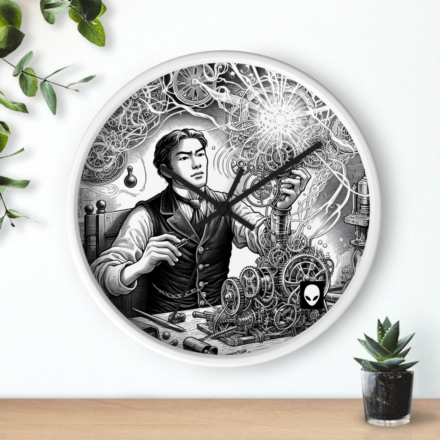 "Dream Weaver" - The Alien Wall Clock Manga/Anime Art Style