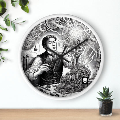 "Dream Weaver" - El reloj de pared alienígena estilo manga/anime