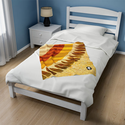 "Un mosaico natural: formas y colores de la Tierra" - The Alien Velveteen Plush Blanket