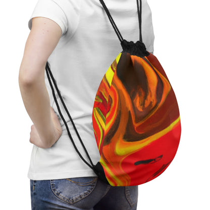 "Abstract Energy in Motion"- The Alien Drawstring Bag