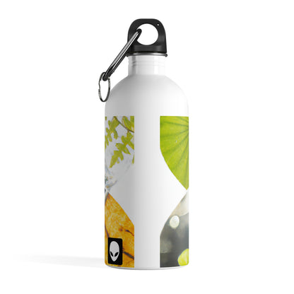 "Earth's Splendor: A Colorful Collage of Natural Wonders" - The Alien Stainless Steel Water Bottle