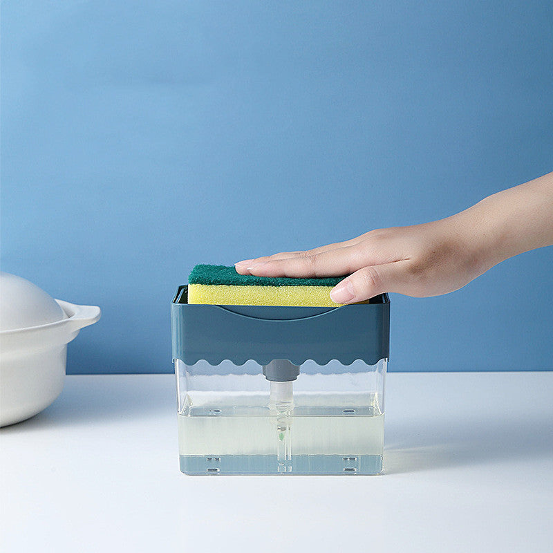 Caja de limpieza con caja de líquido y detergente para cocina