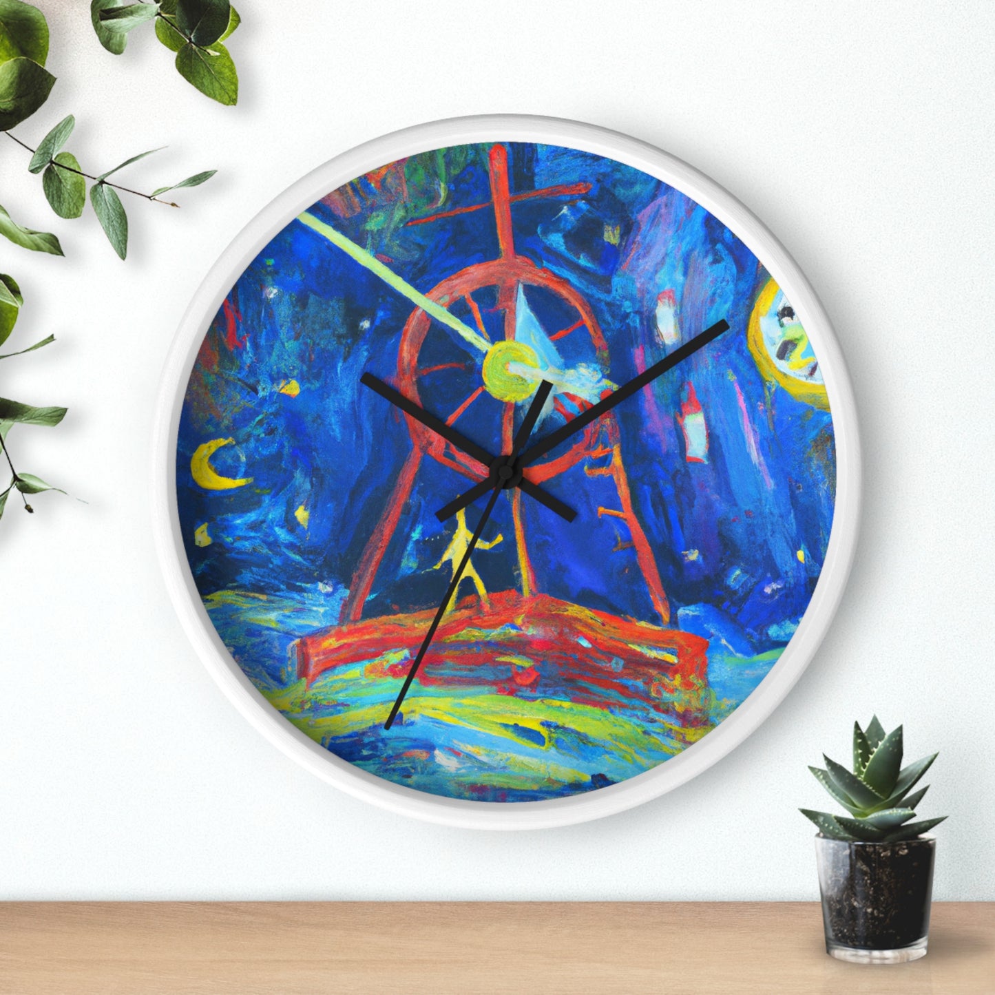 "Un paso a través de los tiempos" - El reloj de pared alienígena