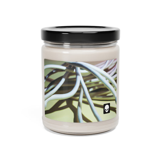 "Abstract Artistry: Constructing Emotion from Common Objects" - The Alien Eco-friendly Soy Candle