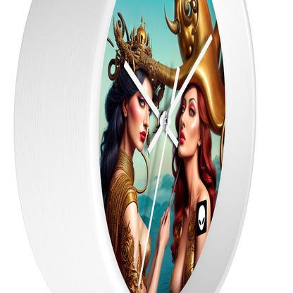 "Metaphorical Madness: An Exploration of Salvador Dali's Surreal Worlds" - The Alien Wall Clock