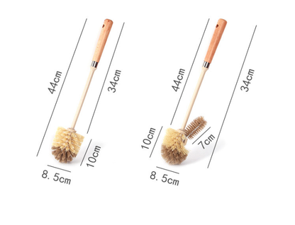 Wooden Household Handle Toilet Brush Cleaning Tools Bathroom Cleaning Brush Kitchen Floor Cleaner Brushes