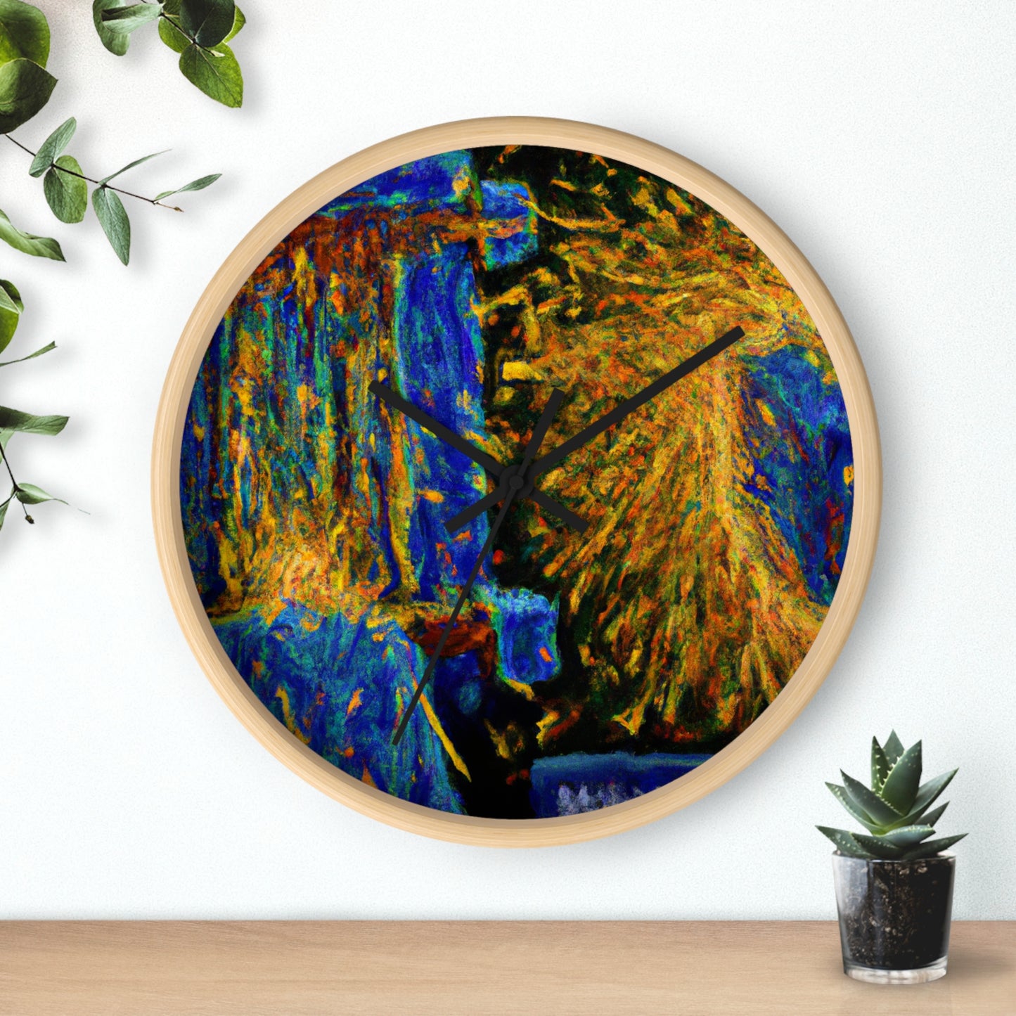 "Attraction Ignited" - The Alien Wall Clock