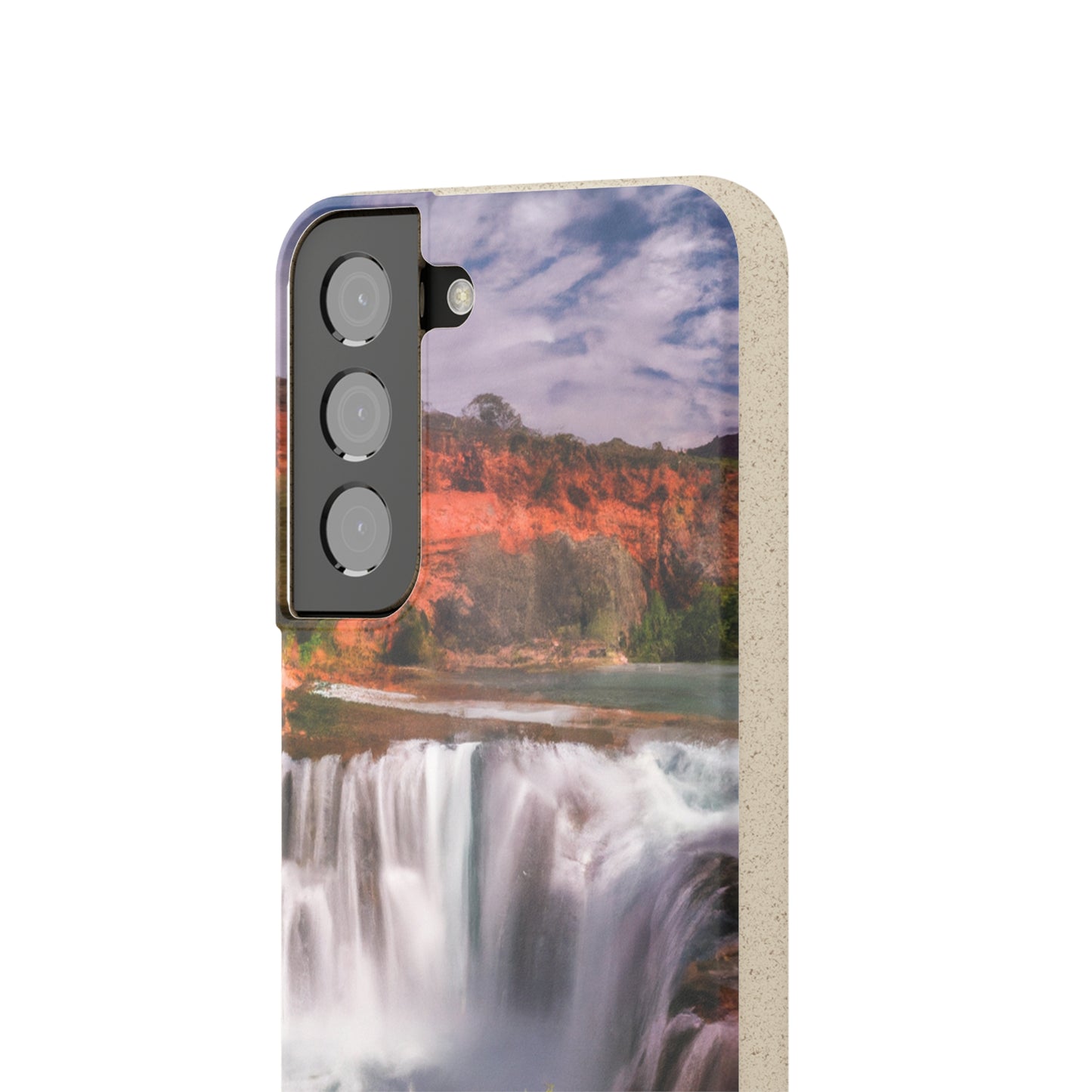 "Capturing Nature's Beauty: Crafting an Iconic Landscape in Vibrant Art" - The Alien Eco-friendly Cases