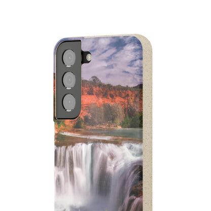 "Capturing Nature's Beauty: Crafting an Iconic Landscape in Vibrant Art" - The Alien Eco-friendly Cases