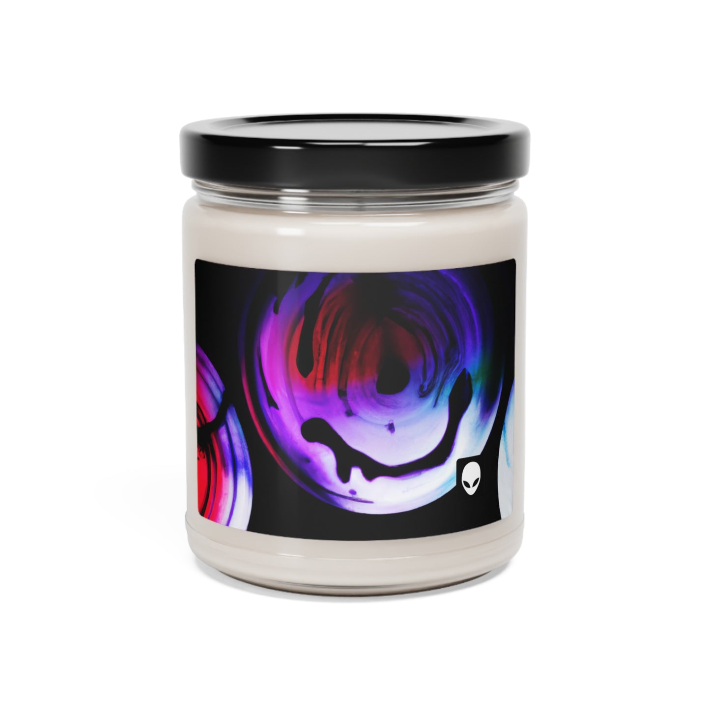 "Exploring Contrasts: A Colorful Dance of Luminance and Chromatic Aberration" - The Alien Eco-friendly Soy Candle