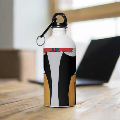 "Exploring Balance and Pattern in Abstract Art" - The Alien Stainless Steel Water Bottle