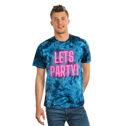 Lets Party! - The Alien Tie-Dye Tee, Crystal