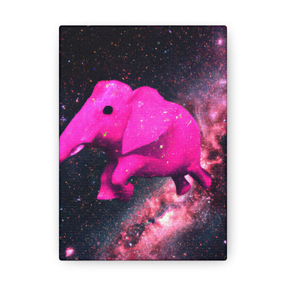 "Exploración majestuosa del elefante rosa" - The Alien Canva