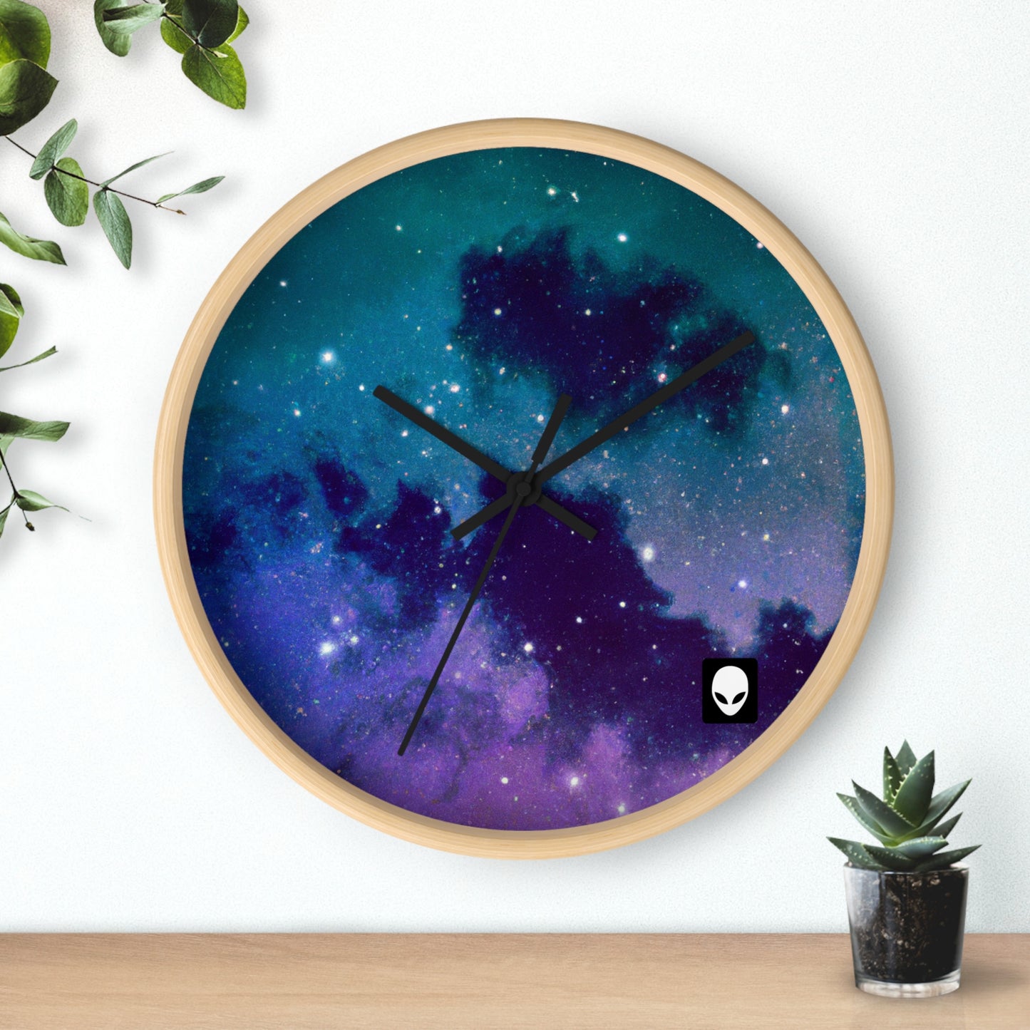 "Sinfonía celestial de medianoche" - El reloj de pared alienígena