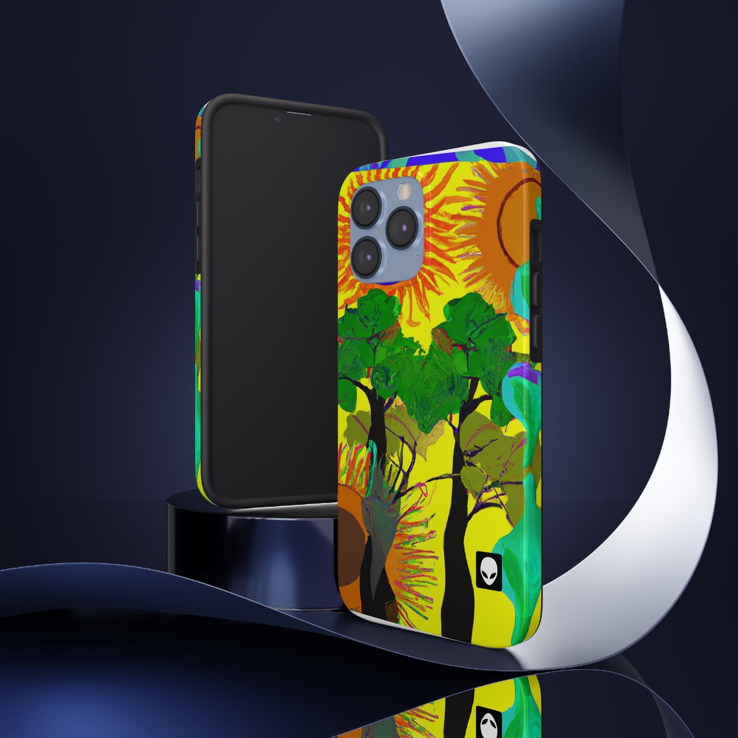 "Collision of Nature's Beauty" - The Alien Tough Phone Cases