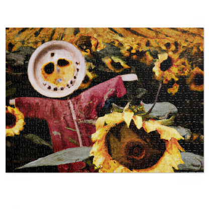 "Lone Sentry of the Sunflower Field" - The Alien Jigsaw Puzzle