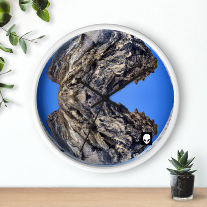 Nature in Splendor: Combining Photography with Digital Artistry - The Alien Wall Clock