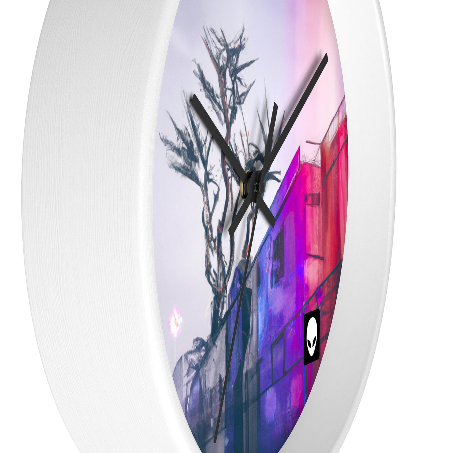 "Exploring Photographs in Color" - The Alien Wall Clock