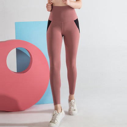 Damen-Yoga-Leggings mit hüfthebenden kleinen Füßen, kurze Hose, Übergröße