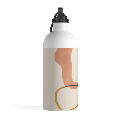 "Geometric Contrast: Exploring Color Through Geometry" - The Alien Stainless Steel Water Bottle