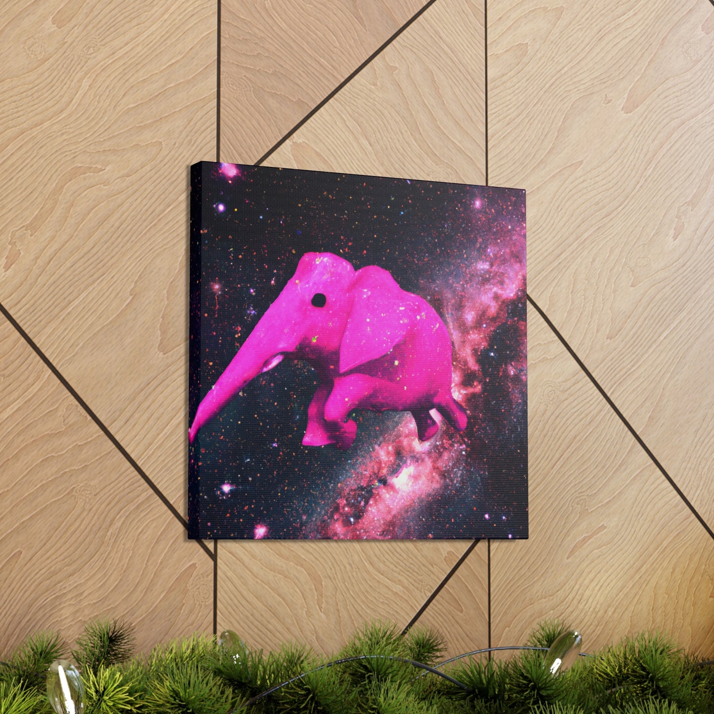 "Exploración majestuosa del elefante rosa" - The Alien Canva