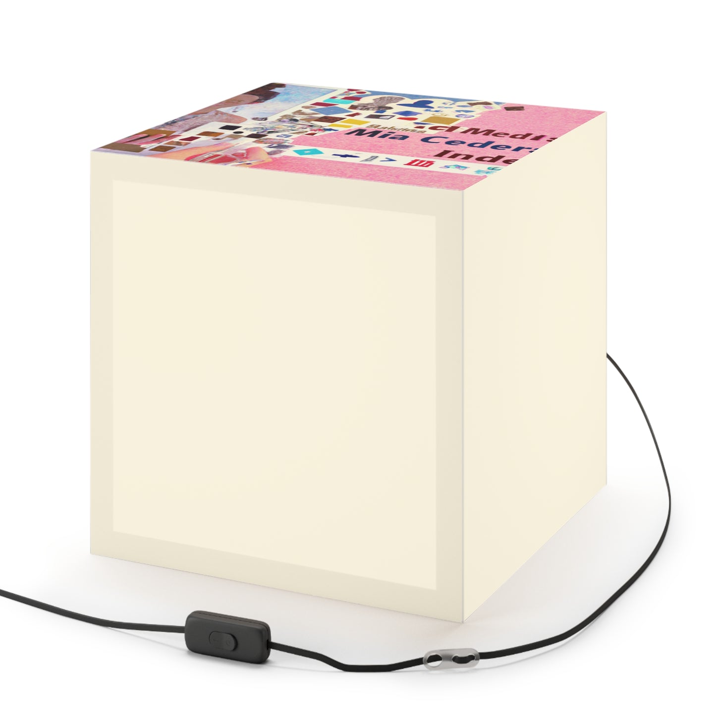 "Building an Online Identity: A Social Media Collage" - The Alien Light Cube Lamp