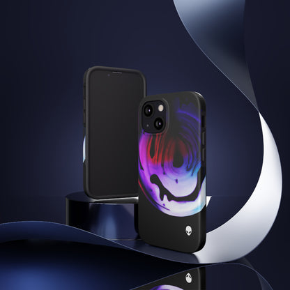 "Exploring Contrasts: A Colorful Dance of Luminance and Chromatic Aberration" - The Alien Tough Phone Cases