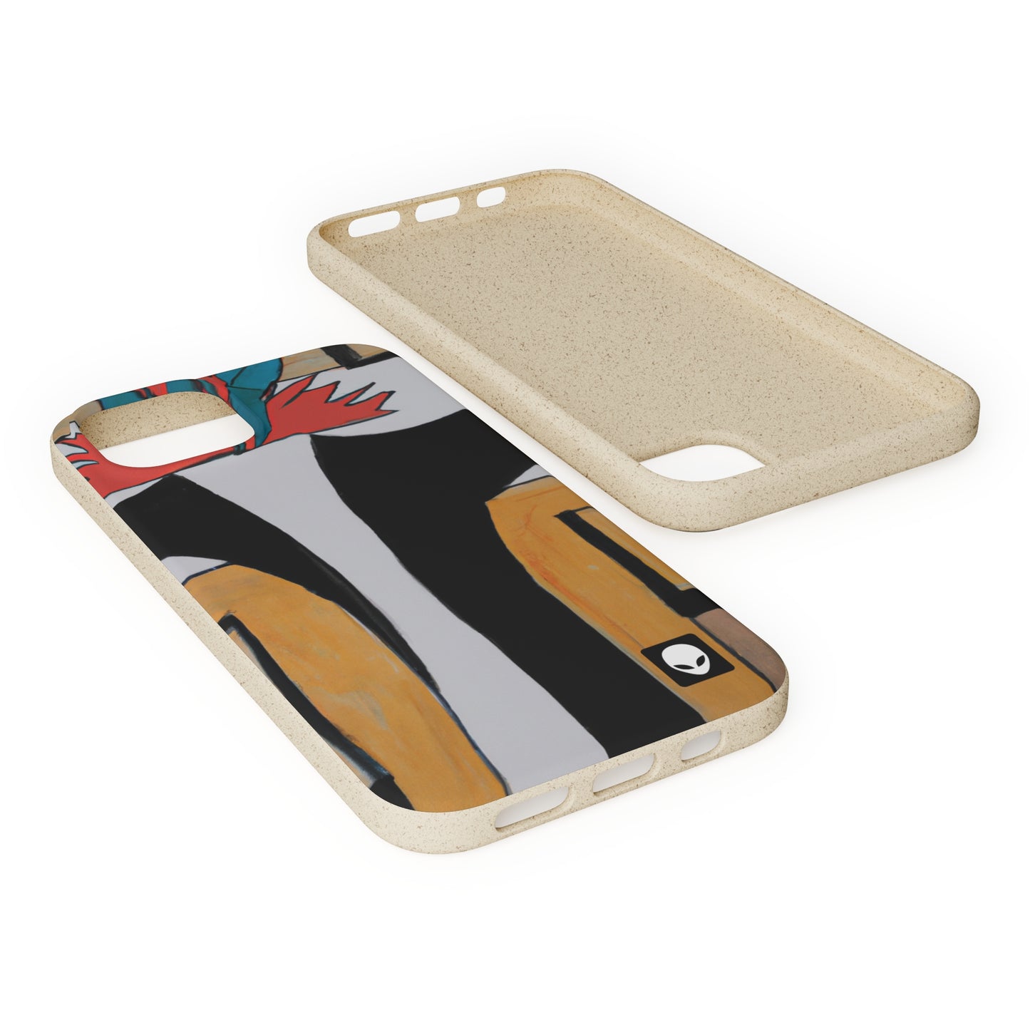 "Exploring Balance and Pattern in Abstract Art" - The Alien Eco-friendly Cases