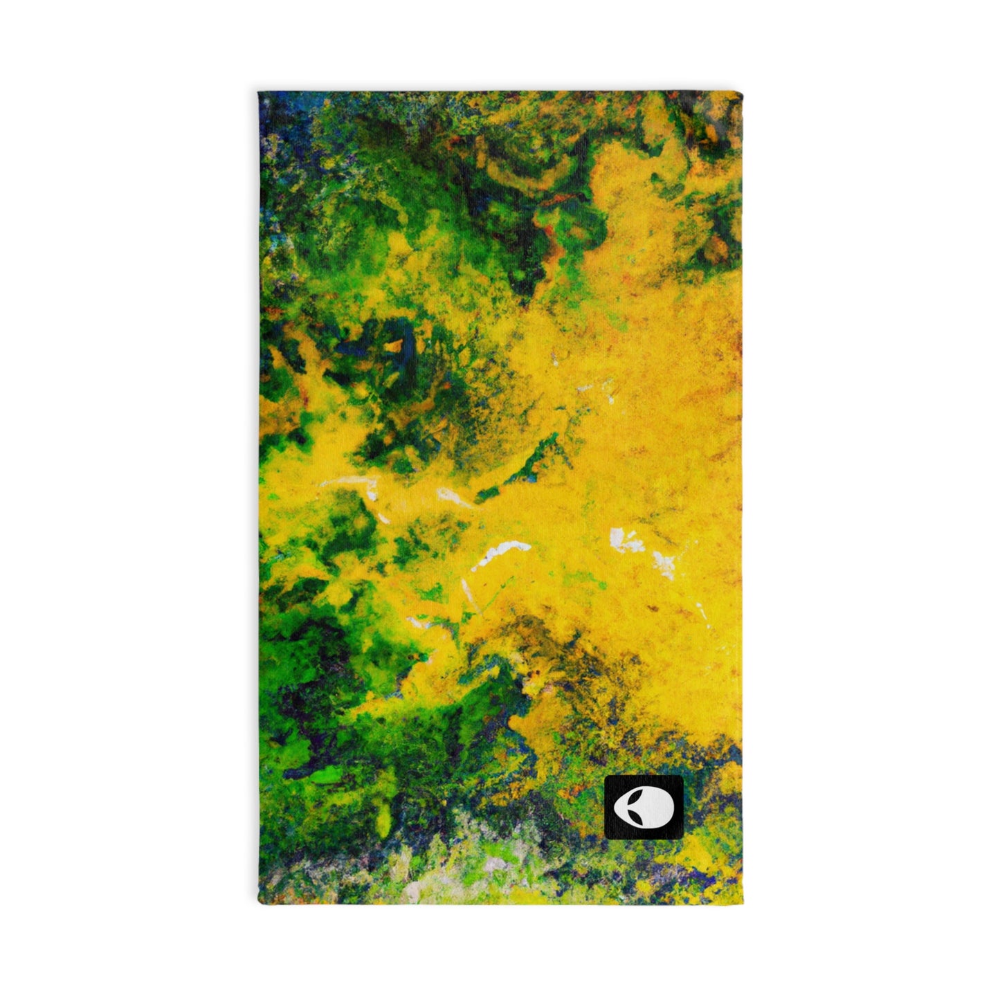 "Exploring Colorful Textures" - The Alien Hand towel