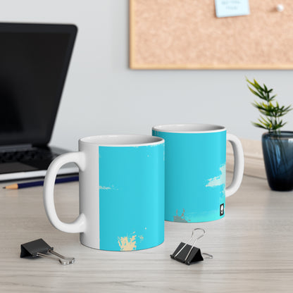 "A Breezy Skyscape: A Combination of Tradition and Modernity" - The Alien Ceramic Mug 11 oz