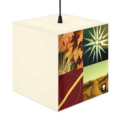 „Eine Reflexion meiner Reise: Eine Collage aus Wachstum und Transformation“ – Die Alien Light Cube Lampe