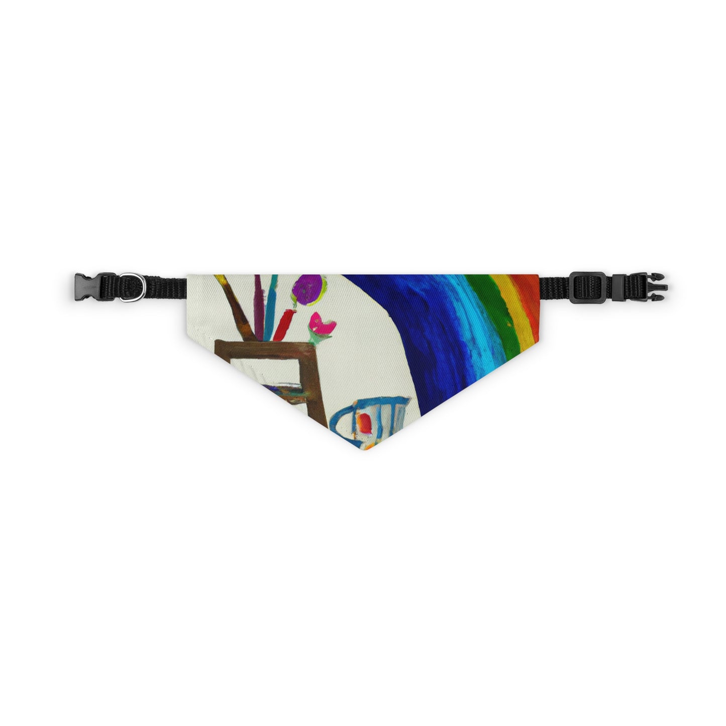 „Ein fantasievoller Regenbogen voller Möglichkeiten“ – Das Alien-Haustier-Bandana-Halsband