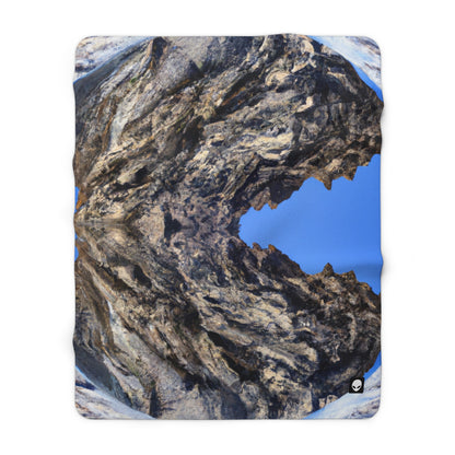 Nature in Splendor: Combining Photography with Digital Artistry - The Alien Sherpa Fleece Blanket