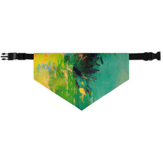 "A Lazy Summer's Day: An Abstract Ode" - The Alien Pet Bandana Collar