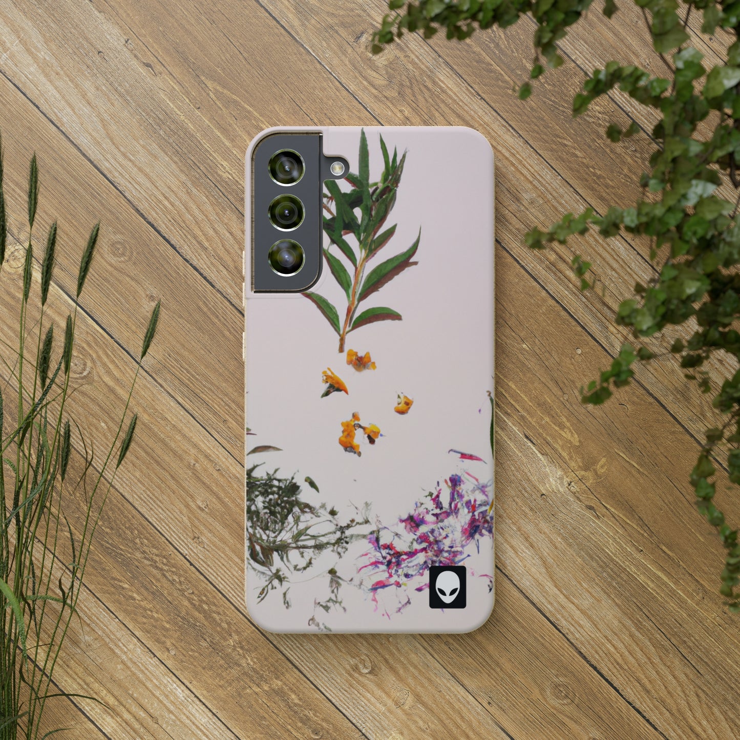 "Exploring Nature's Palette: An Experiment in Abstract Art" - The Alien Eco-friendly Cases