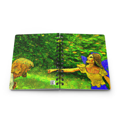 The Fairy and the Brave Adventurer - The Alien Spiral Bound Journal