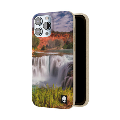 "Capturing Nature's Beauty: Crafting an Iconic Landscape in Vibrant Art" - The Alien Eco-friendly Cases