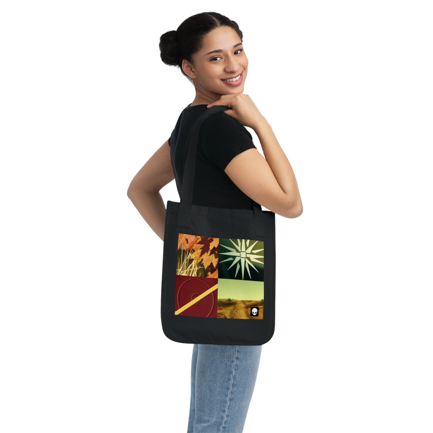 "A Reflection of My Journey: A Collage of Growth and Transformation" - The Alien Eco-friendly Tote Bag