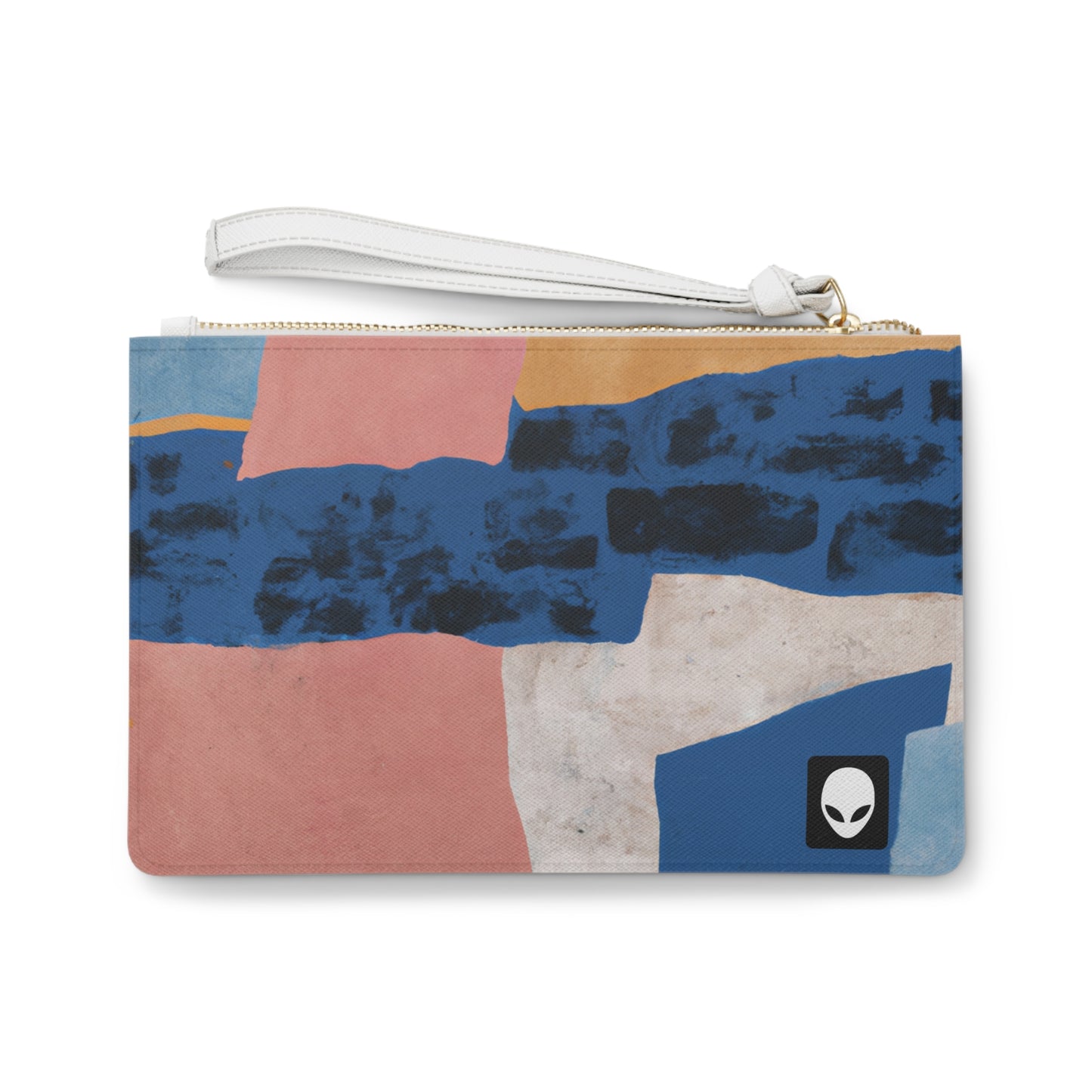 "Interplay of Light and Shadow: An Abstract Collage" - The Alien Clutch Bag