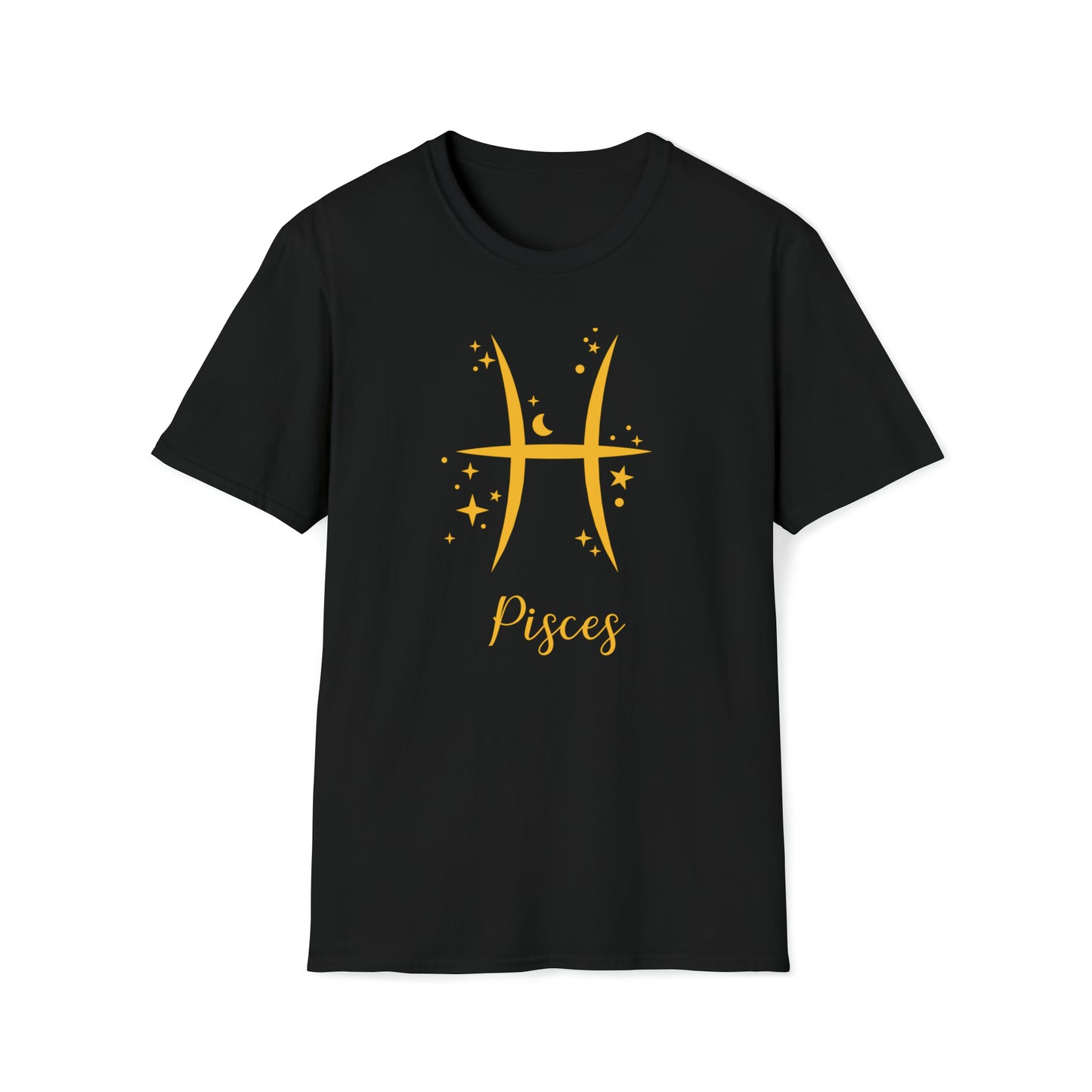 Pisces Zodiac Sign  - The Alien Unisex Softstyle T-Shirt